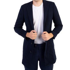 BEYMEN DARK BLUE DOUBLE-BREASTED | MENS SIZE S